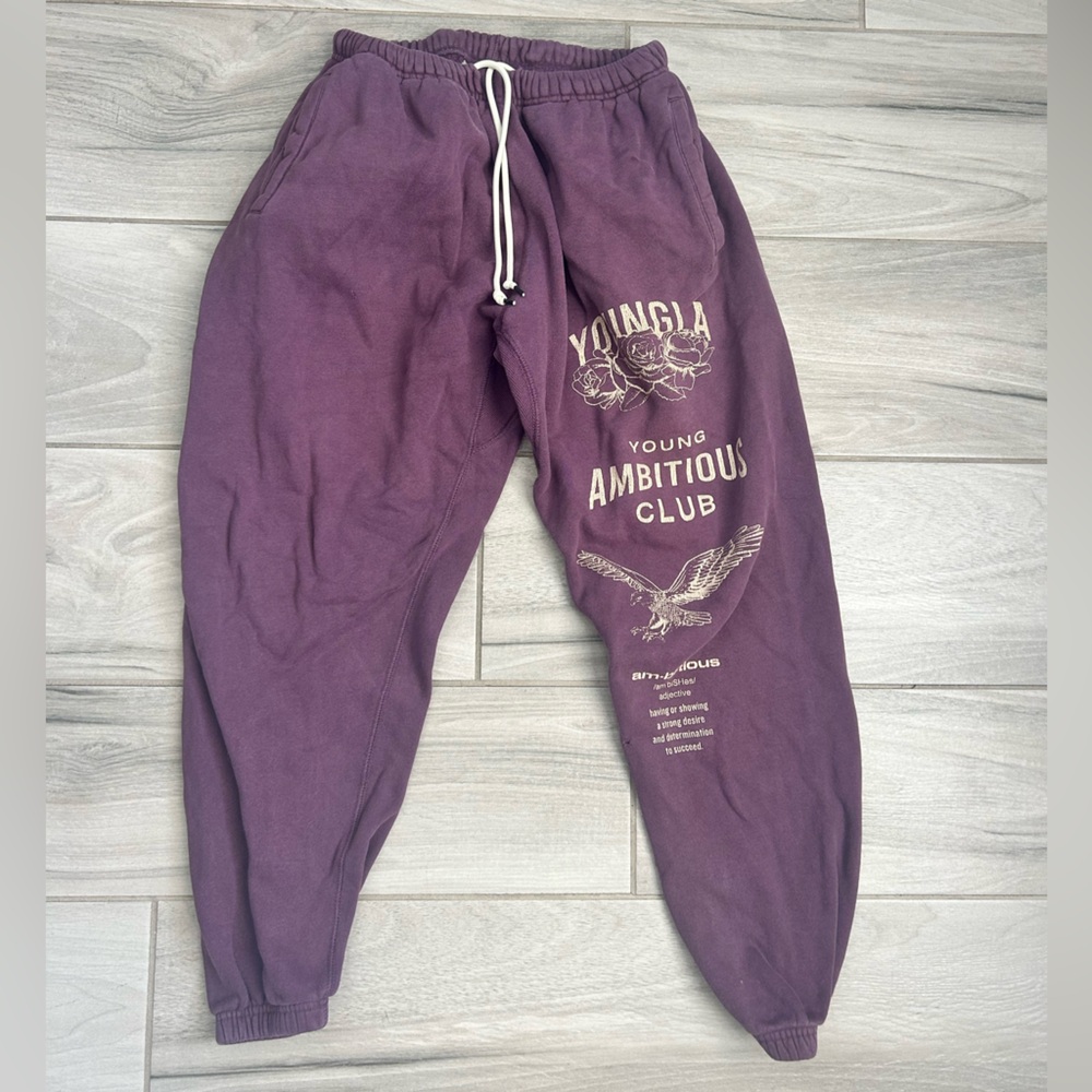 YoungLA Purple Sweatpants